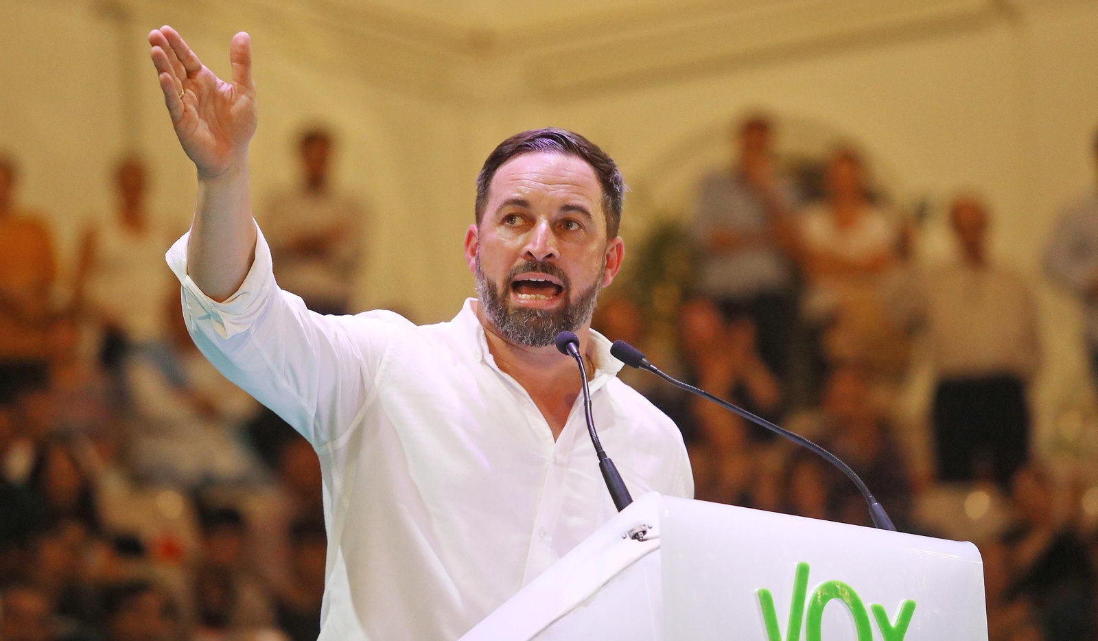 El mitín de Vox en la Real Escuela de Jerez, en imágenes El mitín de Vox en la Real Escuela de Jerez, en imágenes