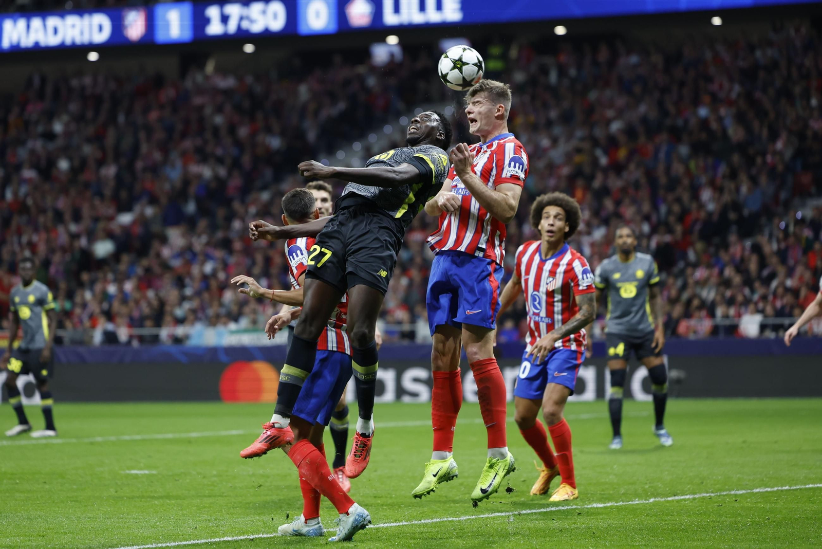 Las mejores imágenes del Atlético de Madrid en su duelo contra el Lille