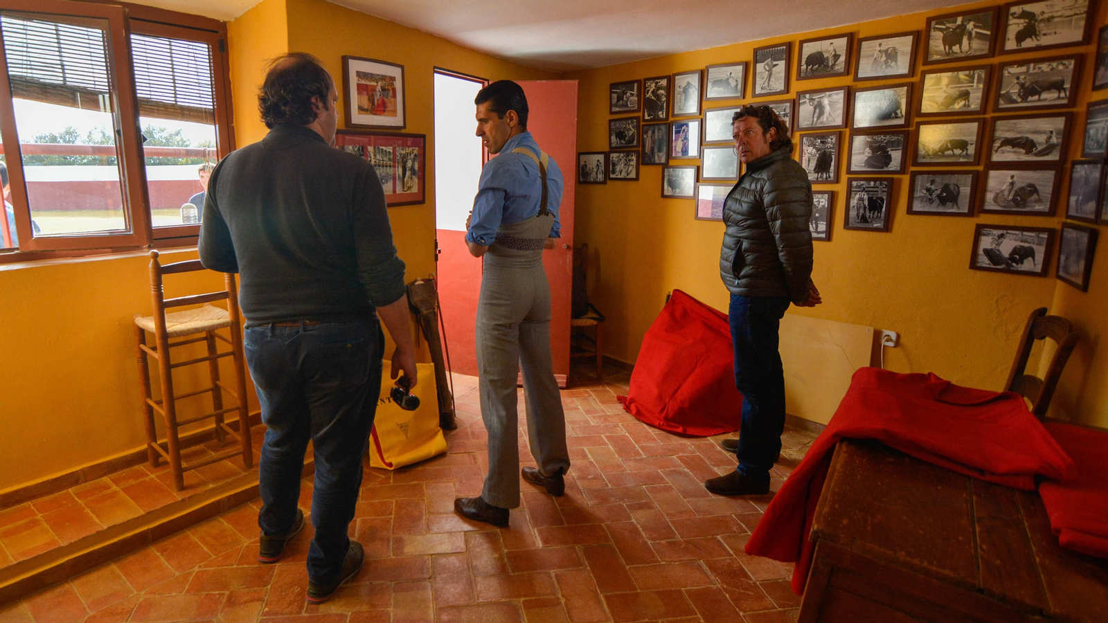 Tentadero con Talavante en la finca La Palmosilla