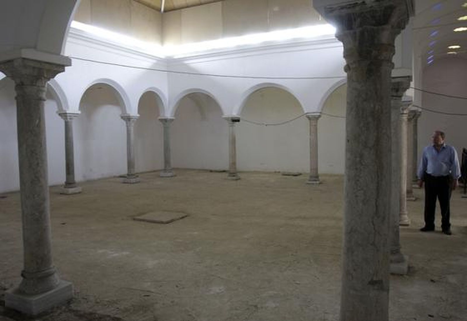 Estancia principal de los baños.

Foto: José Ángel García