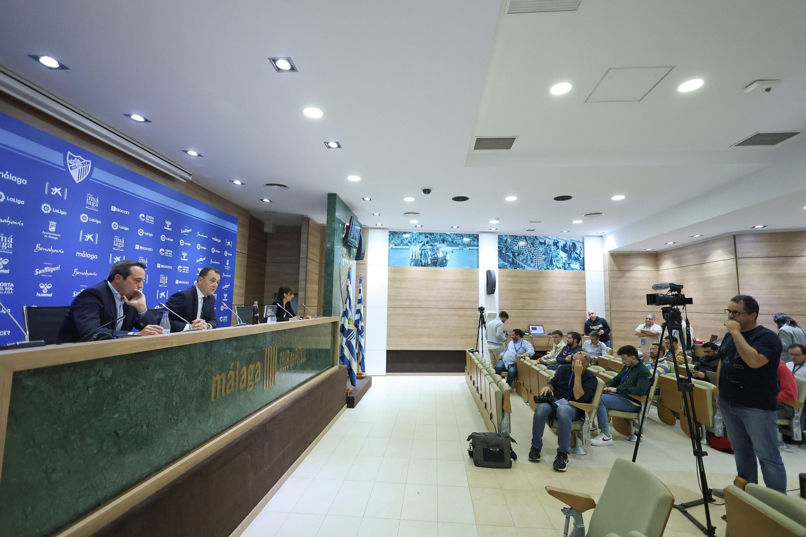 Cuatro años del administrador judicial en el Málaga CF, en fotos