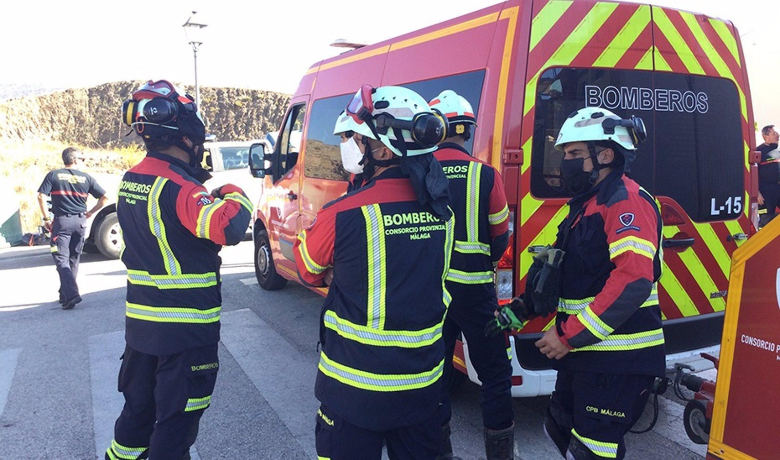 Bomberos en una imagen de archivo. Bomberos en una imagen de archivo.