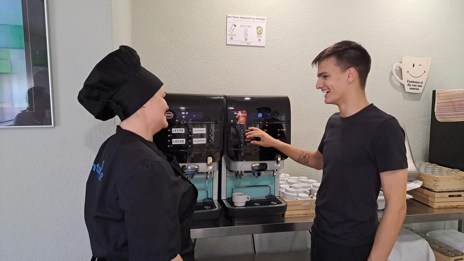 Jesús Casado en el Albergue Juvenil