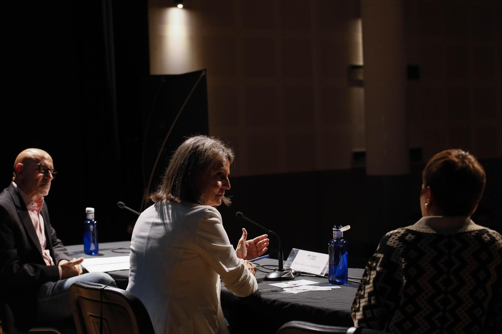 Las imágenes del diario de los libros con Isabel San Sebastián