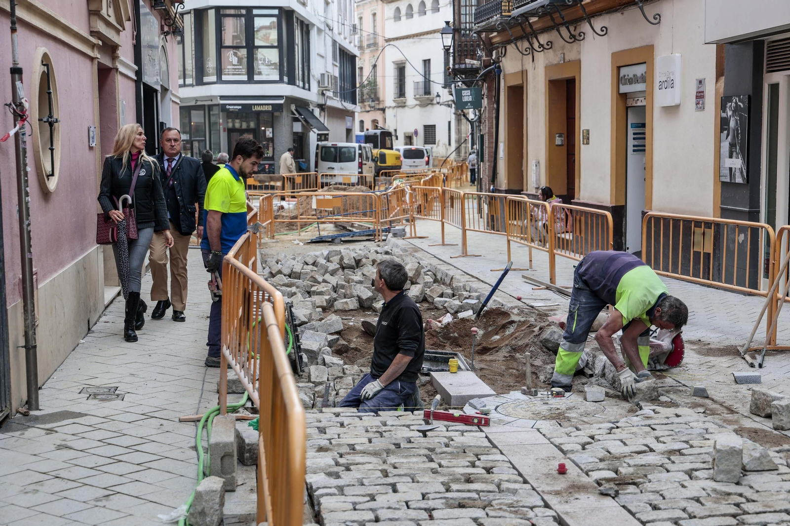 Así avanzan las obras en la calle Zaragoza