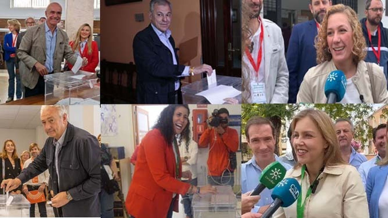 Así han votado los principales candidatos a la Alcaldía de Sevilla