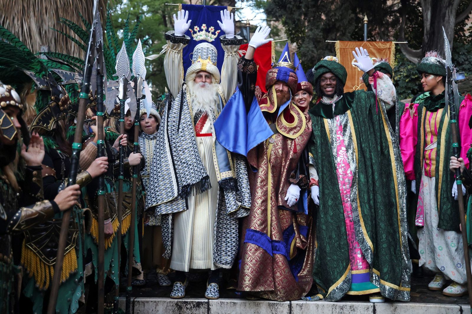 Baltasar Perry reparte magia y felicidad por las calles de Málaga