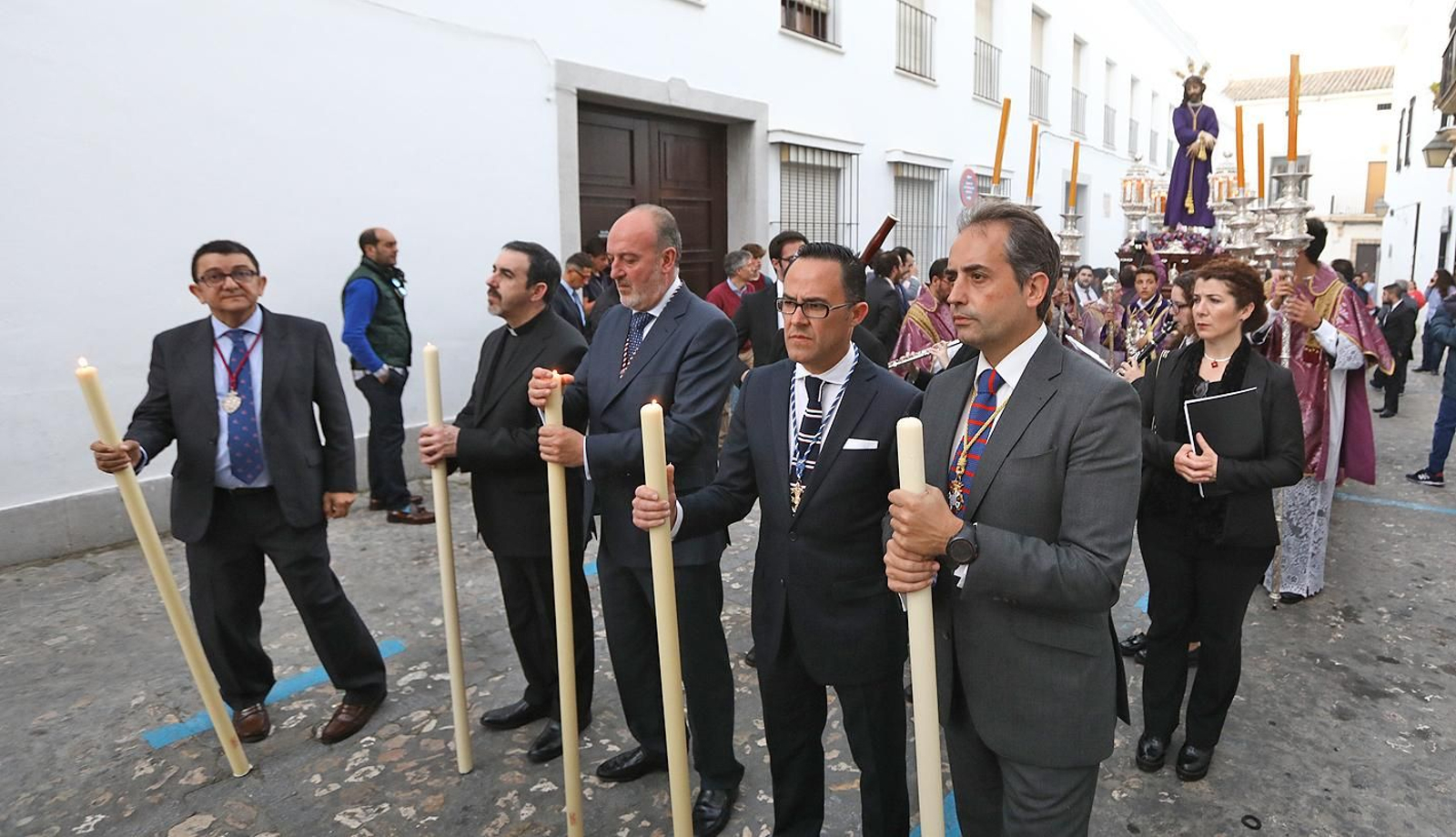 Imágenes del Vía Crucis de la Unión de Hermandades