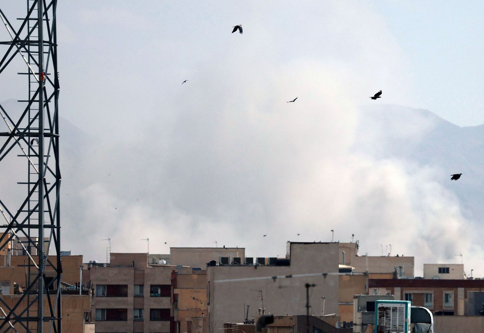 Uno de los ataques de Estados Unidos e Israel en Teherán.