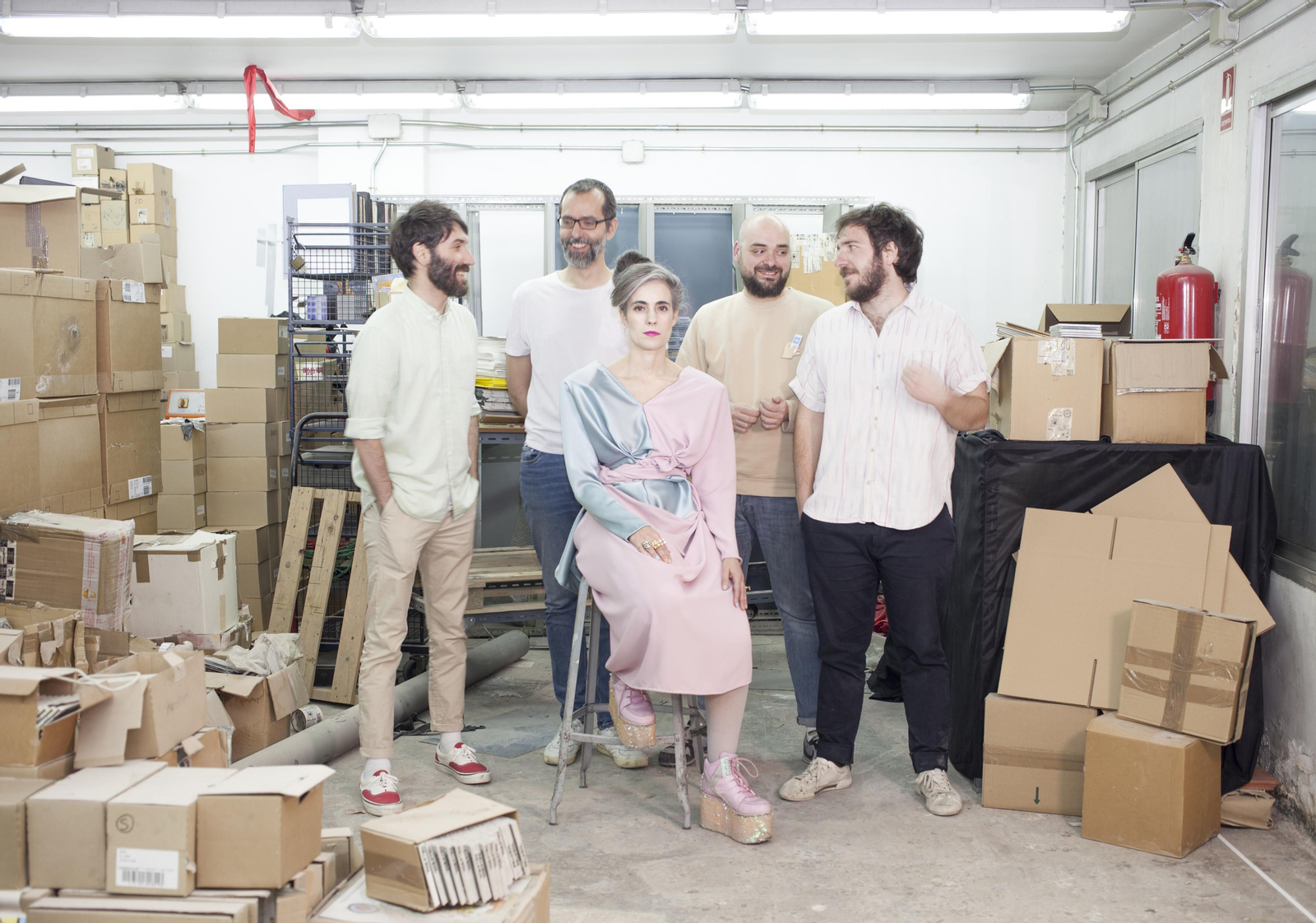 Jorge García, Chema González, Ariadna Paniagua, Manu Sánchez y Luis Fernández. Jorge García, Chema González, Ariadna Paniagua, Manu Sánchez y Luis Fernández.