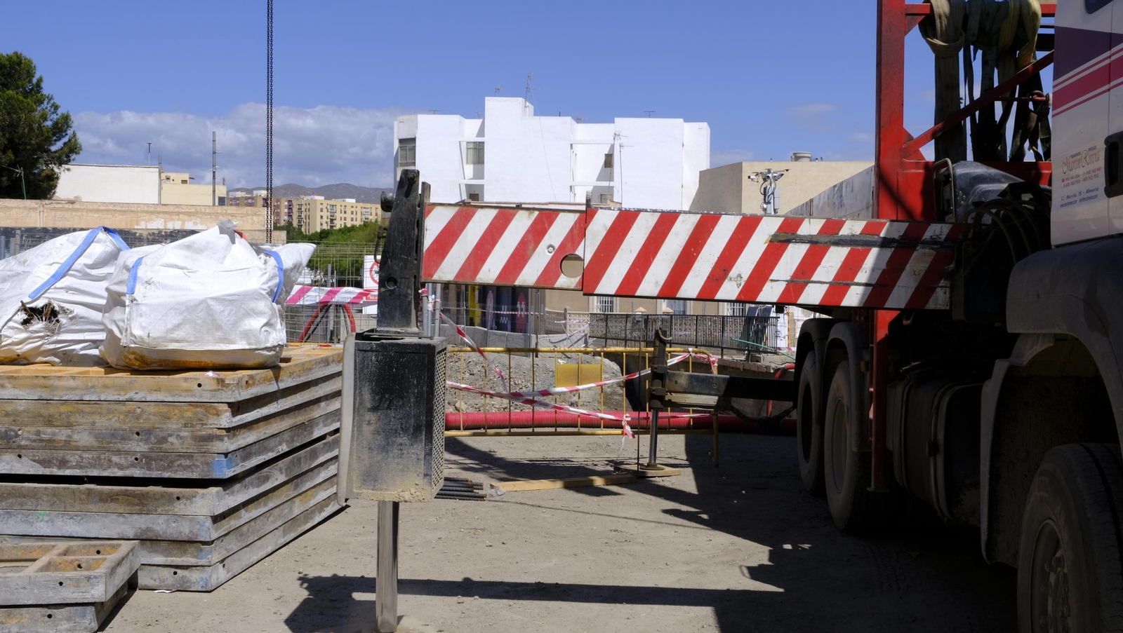 Las obras del soterramiento en Almería, en imágenes