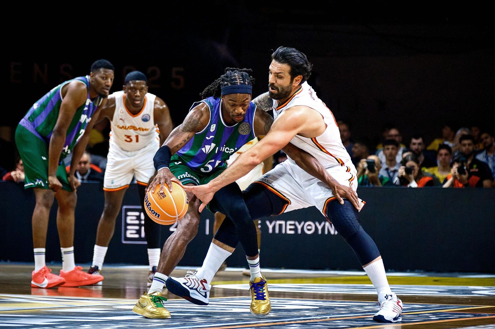 El Galatasaray-Unicaja, en fotos