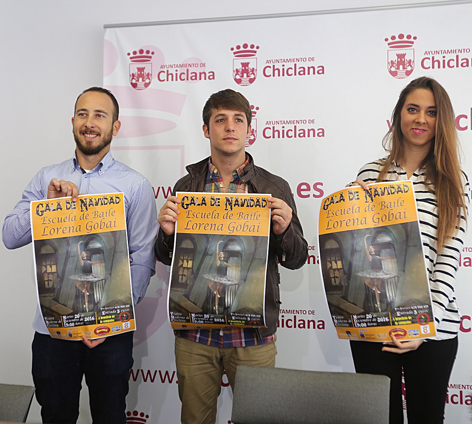 Acto de presentación de la gala.