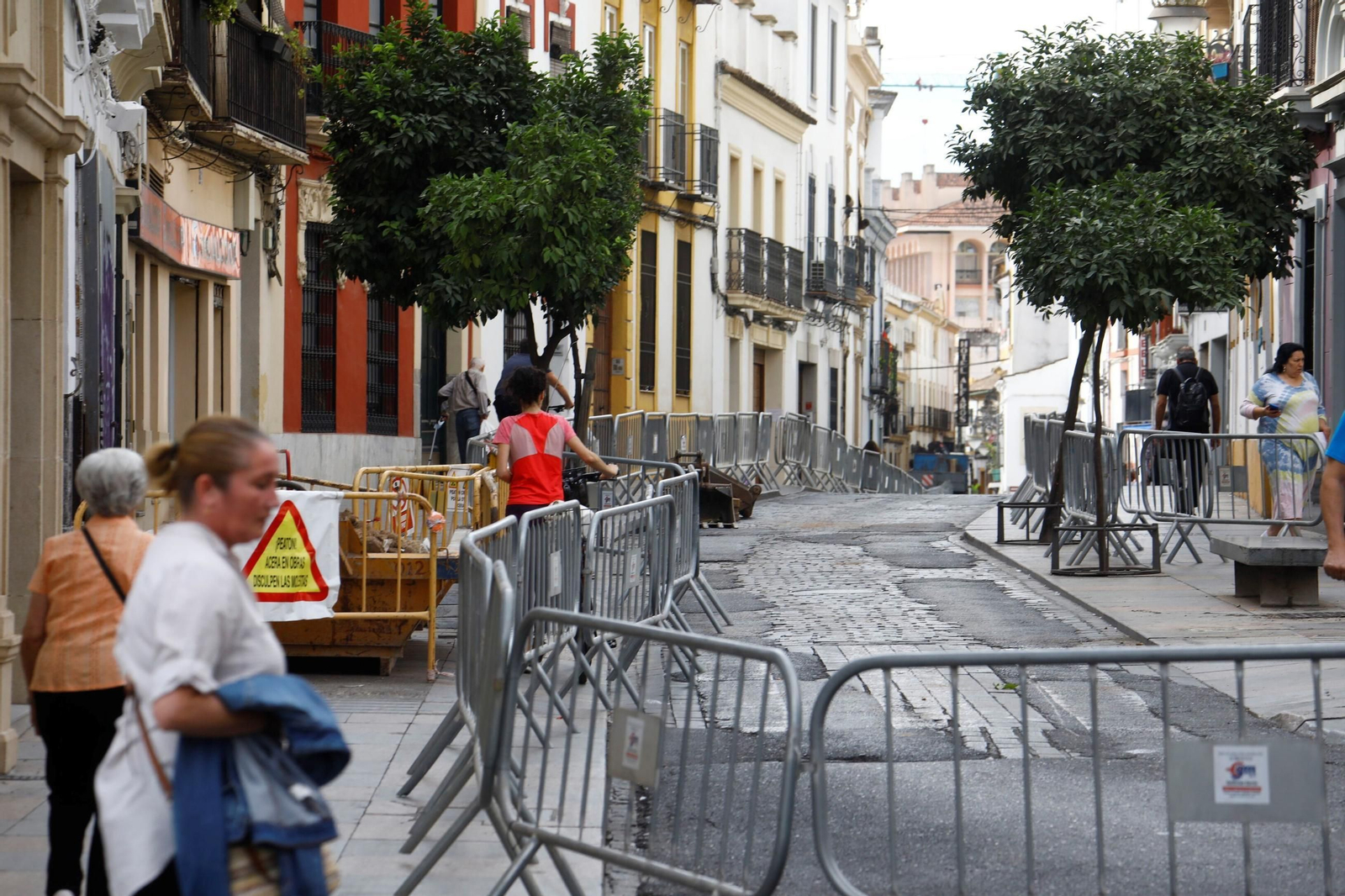 El inicio las obras de la calle Alfaros, en imágenes