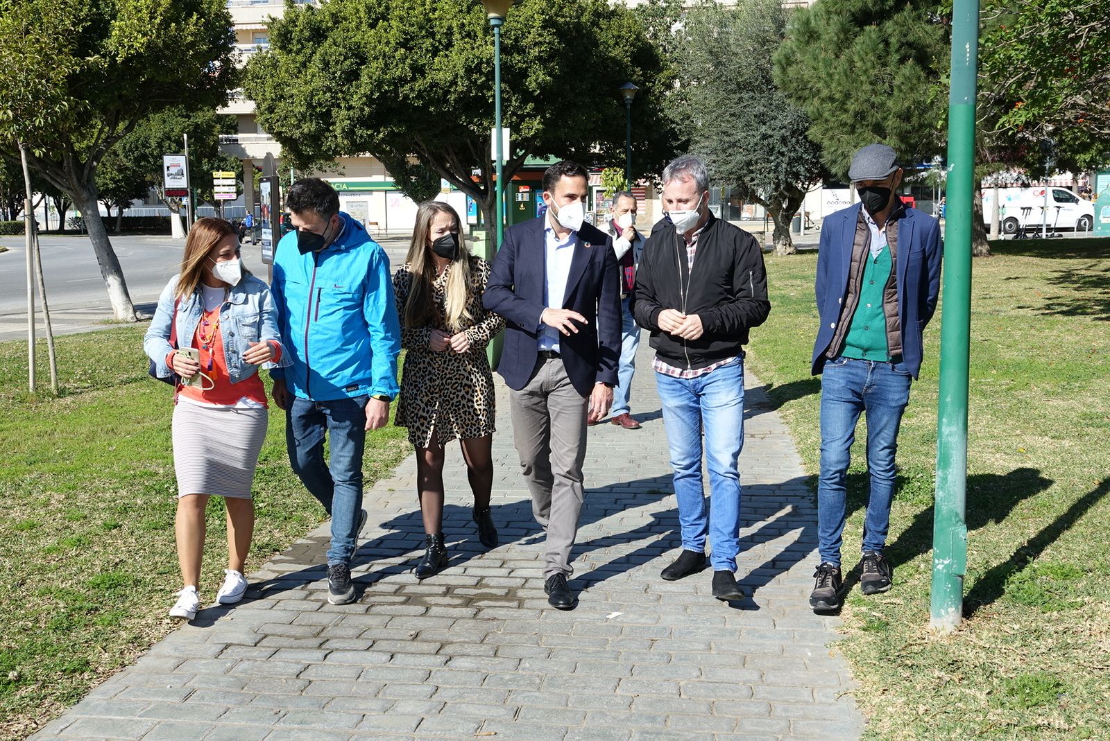 El PSOE pide al Ayuntamiento de Málaga que asuma unas zonas verede de Teatinos que le cuestan a sus vecinos unos 60.000 euros al año