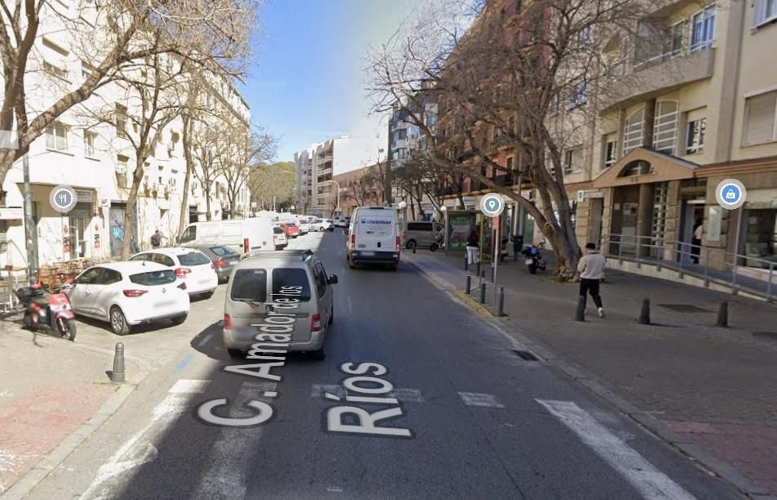 El suceso ha ocurrido en la calle Amador de los Ríos.