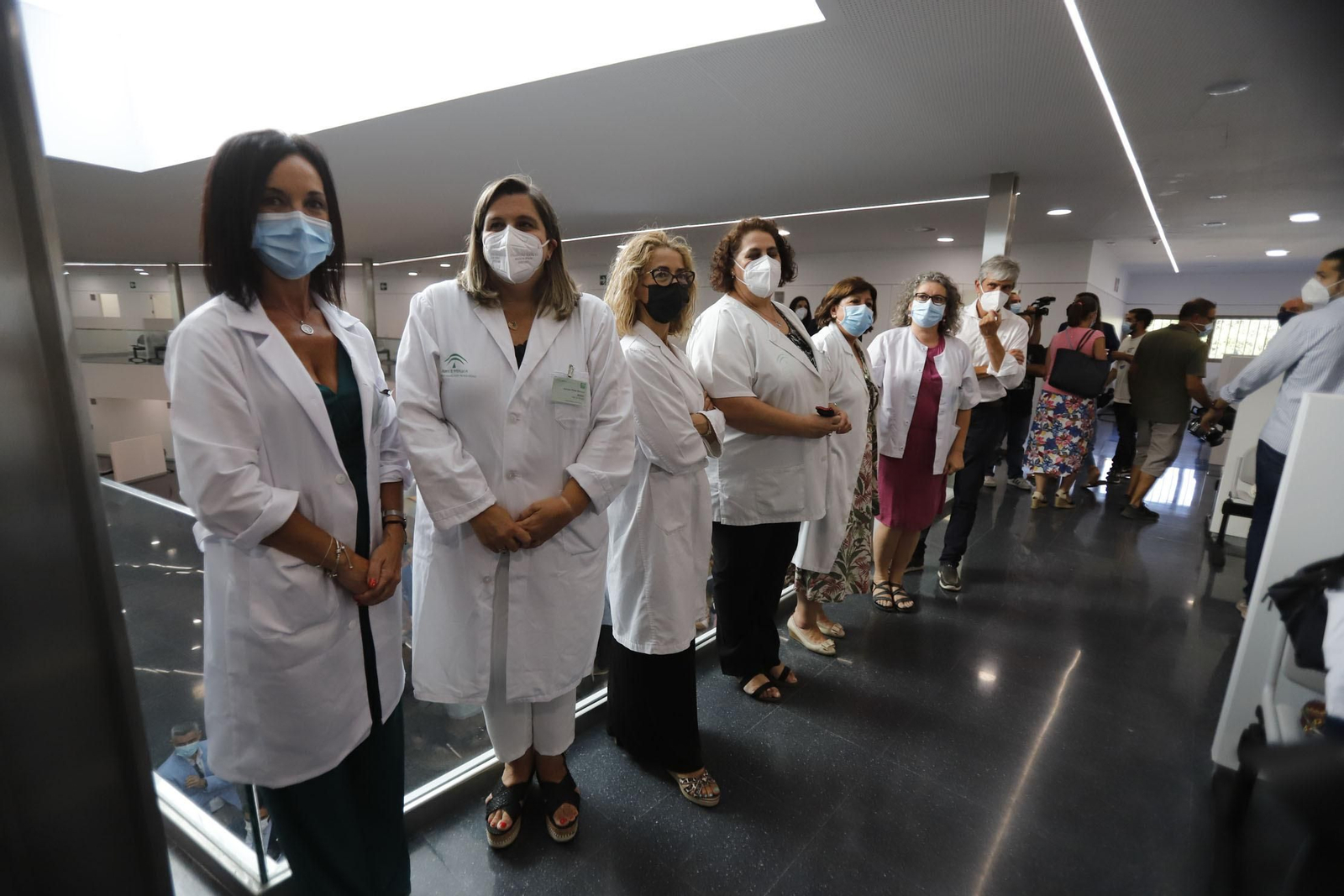 Imágenes de la inauguración del Centro de Salud de Isla Chica en Huelva