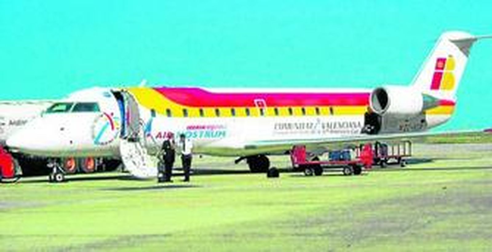 Uno de los aviones de la flota de Air Nostrum, en una imagen de archivo.