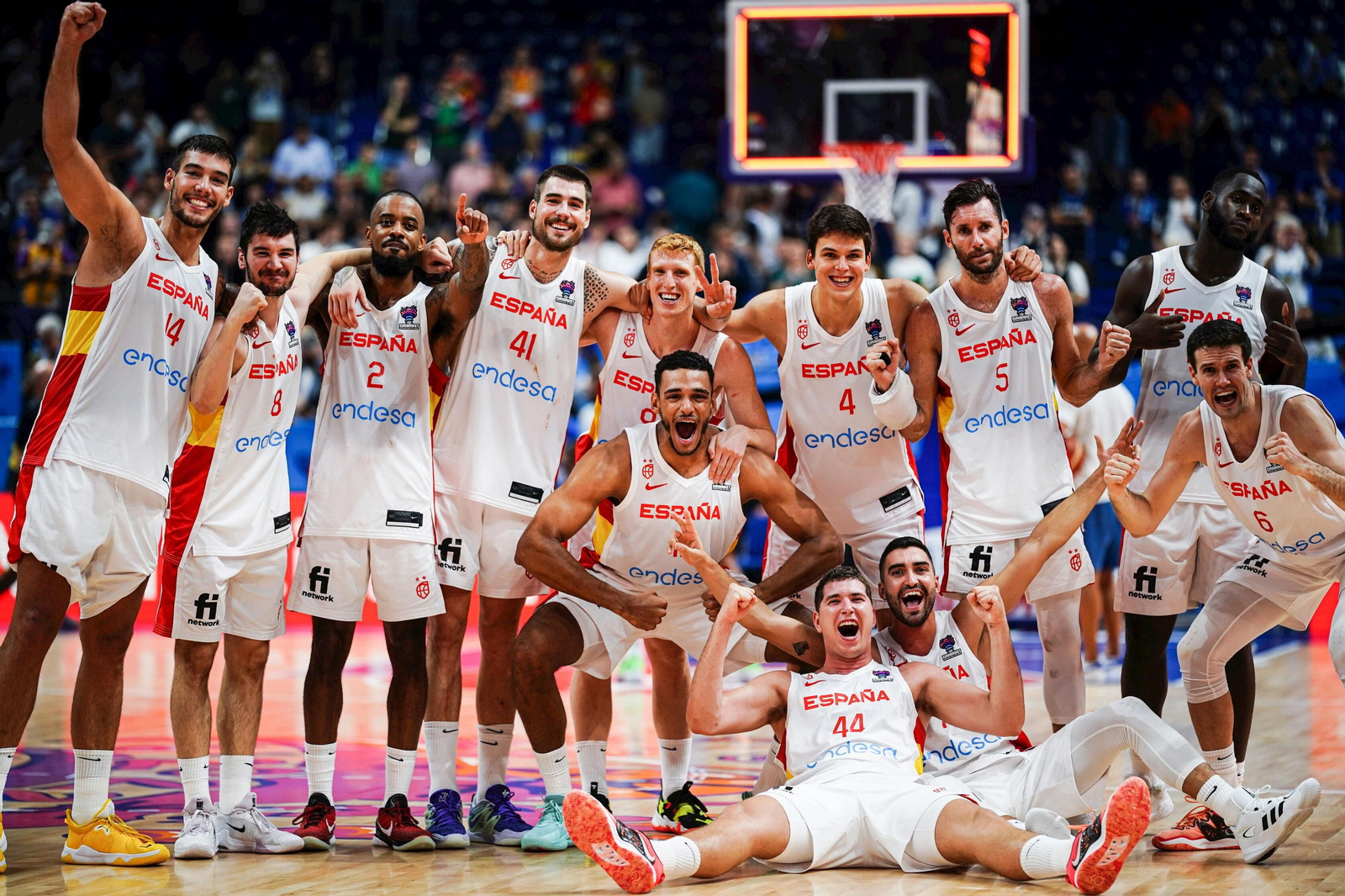 La Selección Española de Baloncesto en la final del Eurobasket