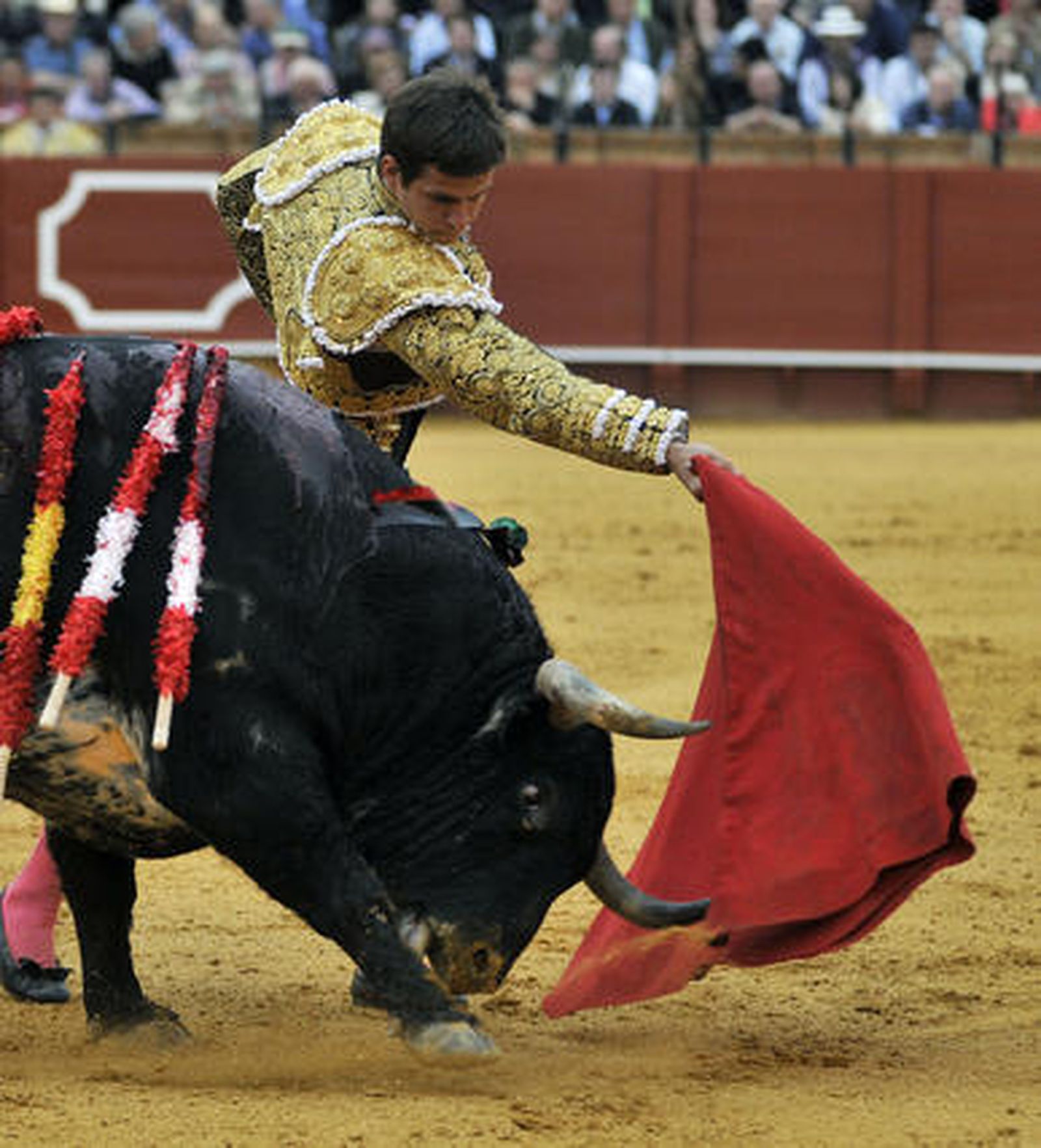 El Juli, en su segunda aparición.

Foto: Juan Carlos Muñoz