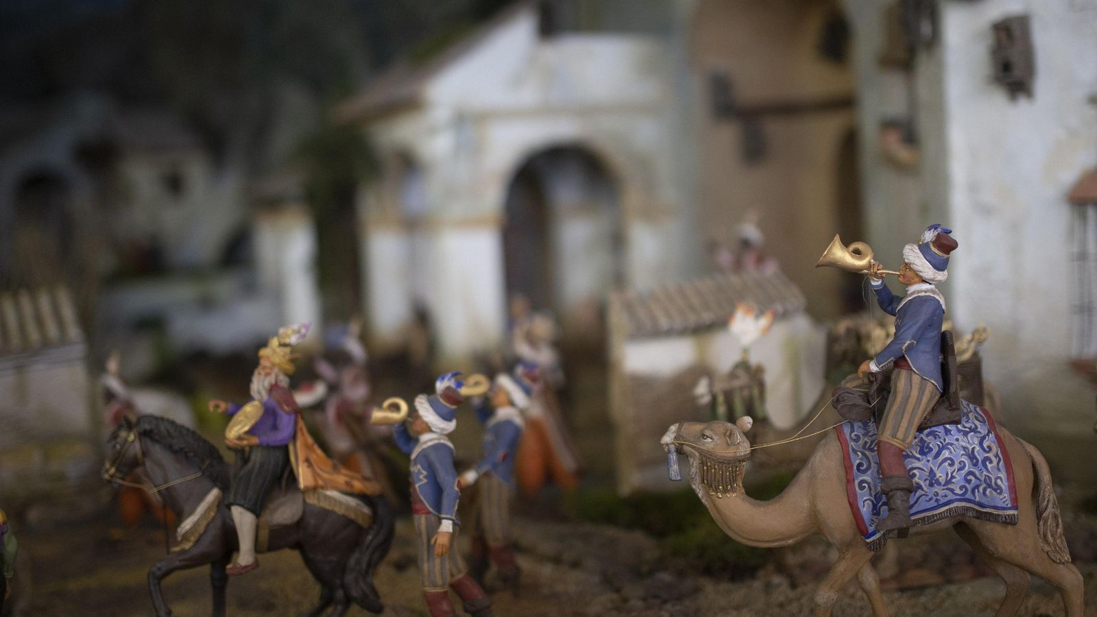 Parte del cortejo de los Reyes Magos.