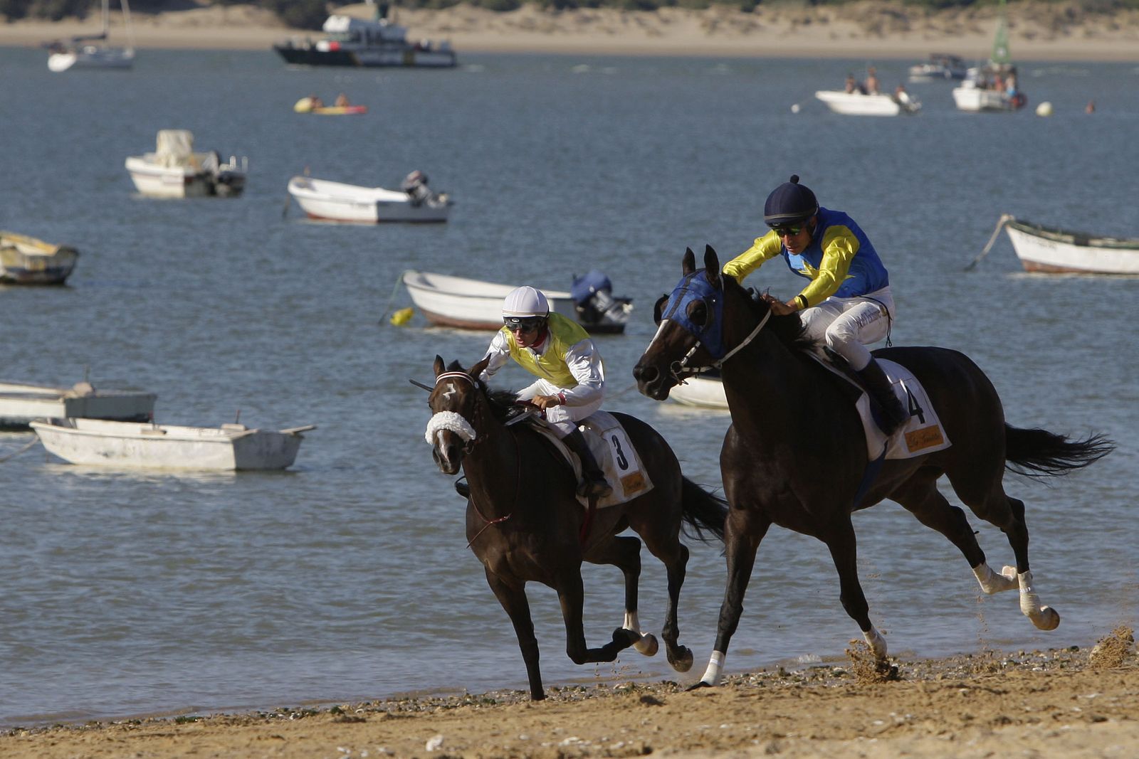 Las imágenes de las carreras de caballos en Sanlúcar