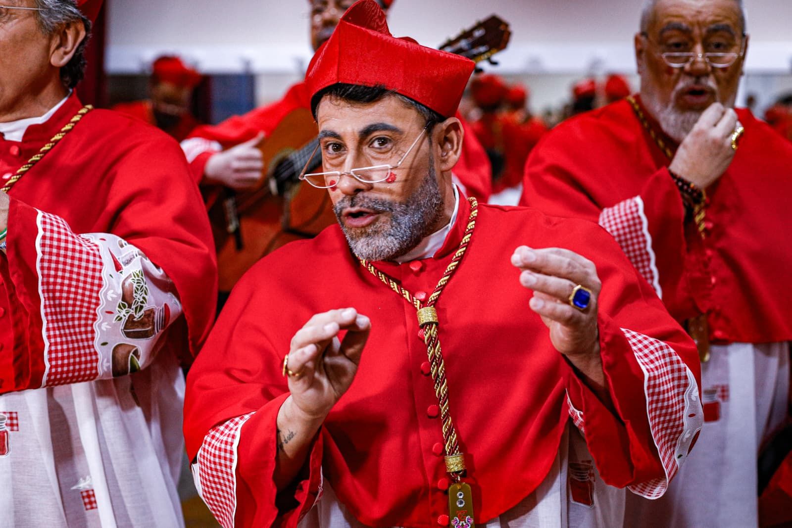 'Los que van a coger papas' en camerinos antes de afrontar las preliminares del COAC 2026