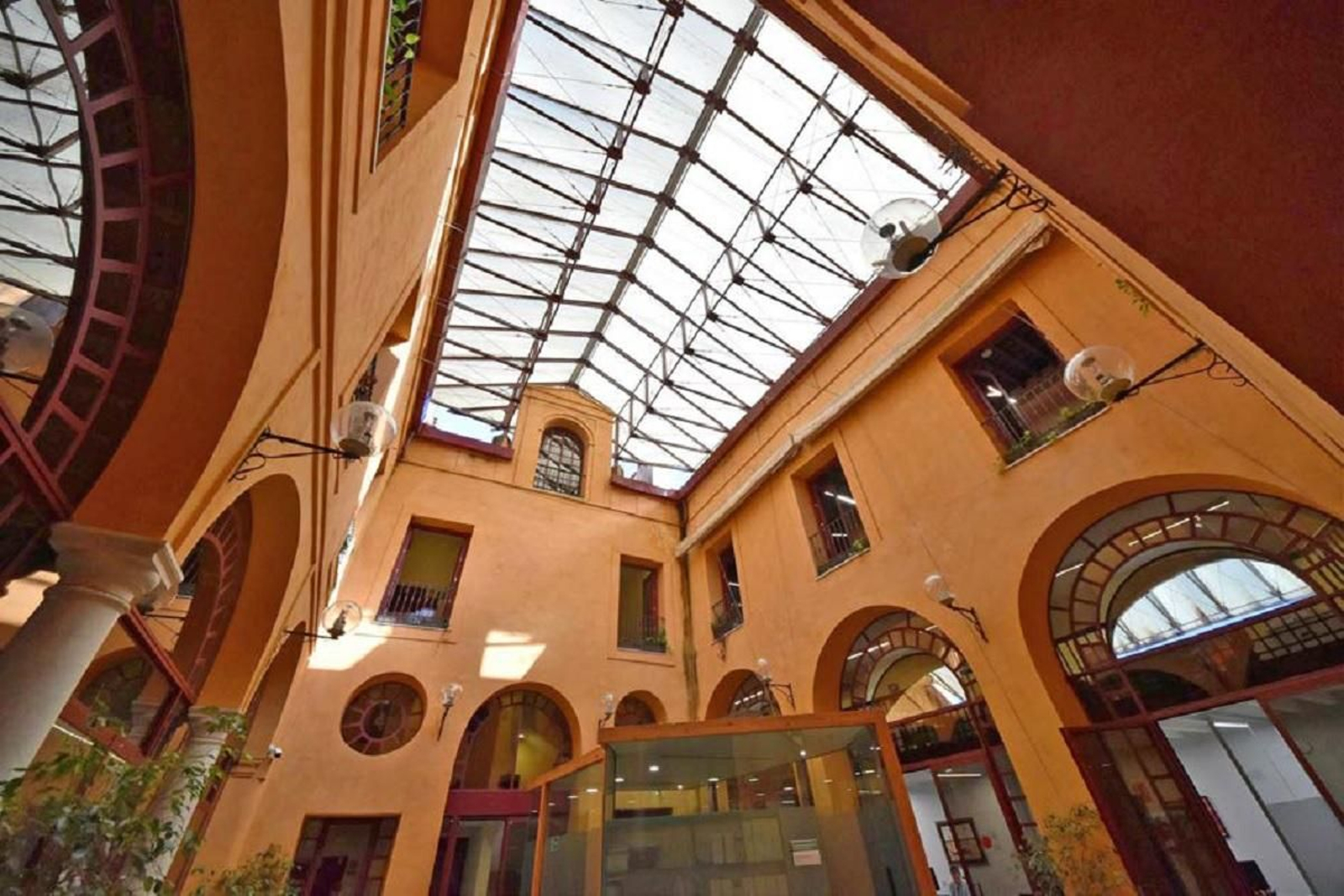 La montera del edificio.