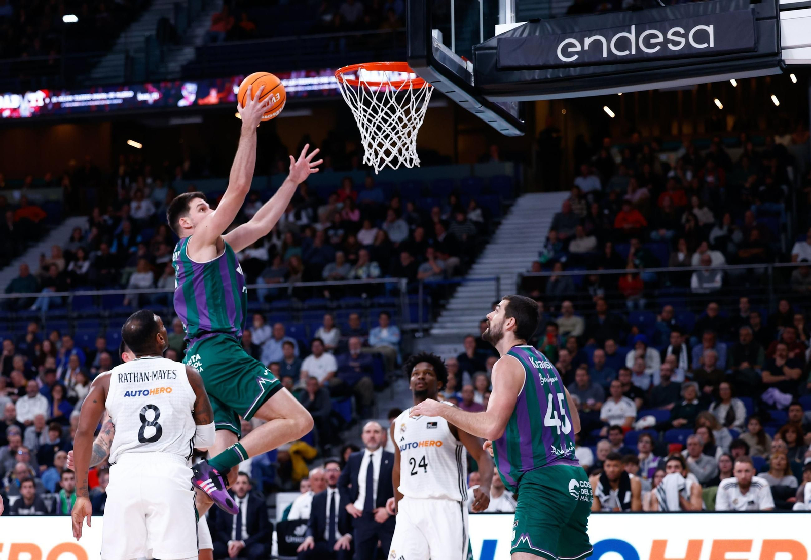 El Real Madrid-Unicaja, en fotos