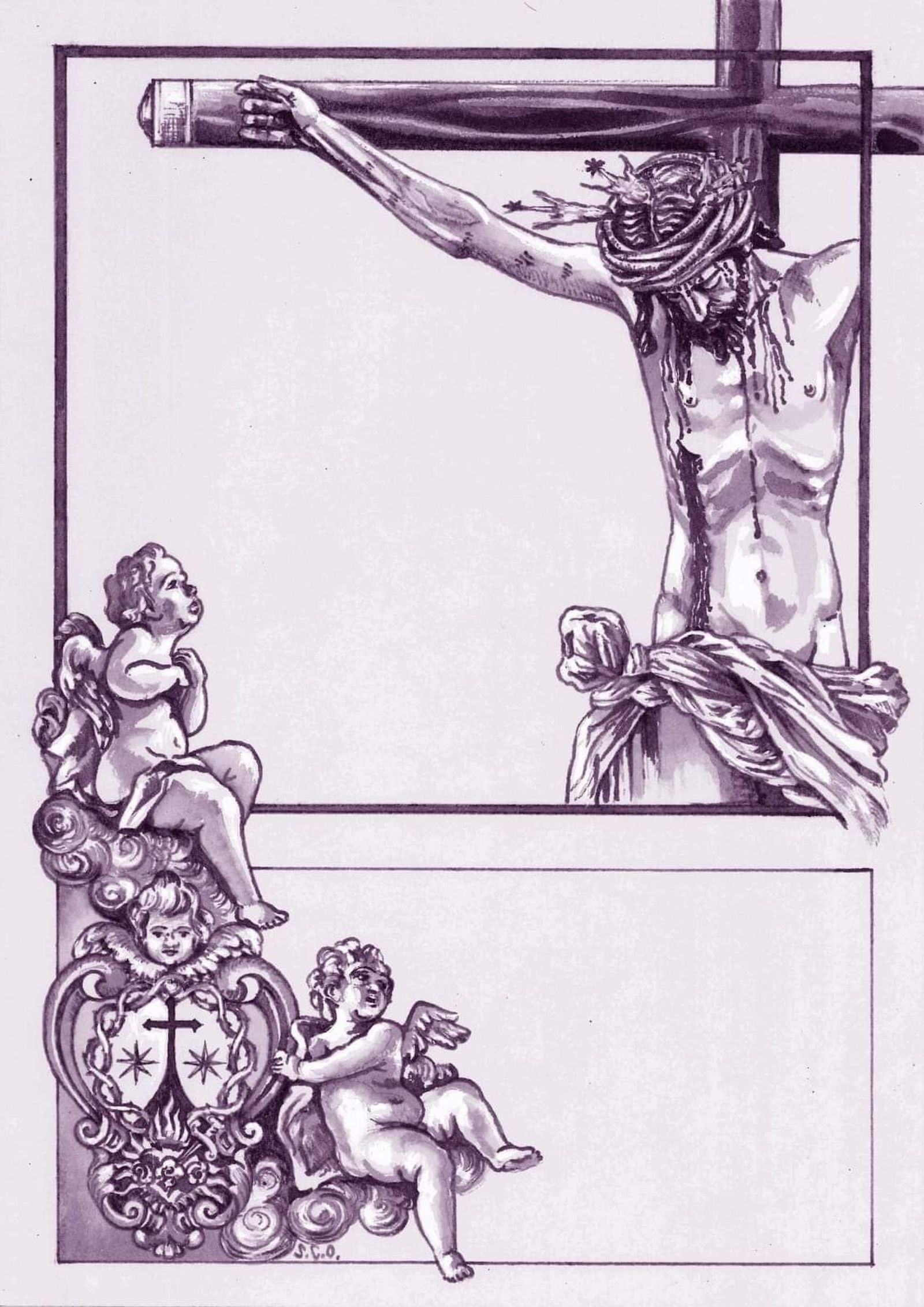 La papeleta de sitio para el vía crucis.