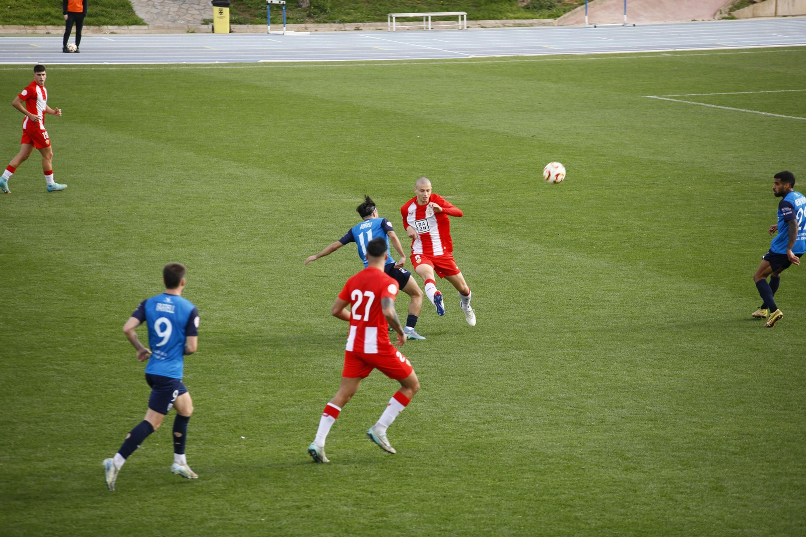 Imágenes del partido entre Almeria B contra Villanovense de segunda RFEF