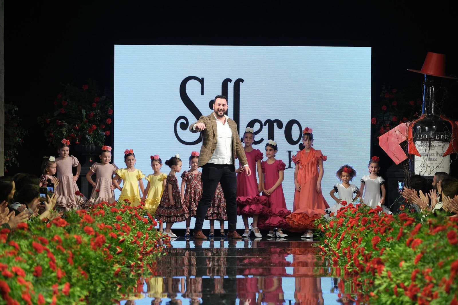 Desfile infantil de Ernesto Sillero en la Pasarela Flamenca Jerez Tío Pepe 2023