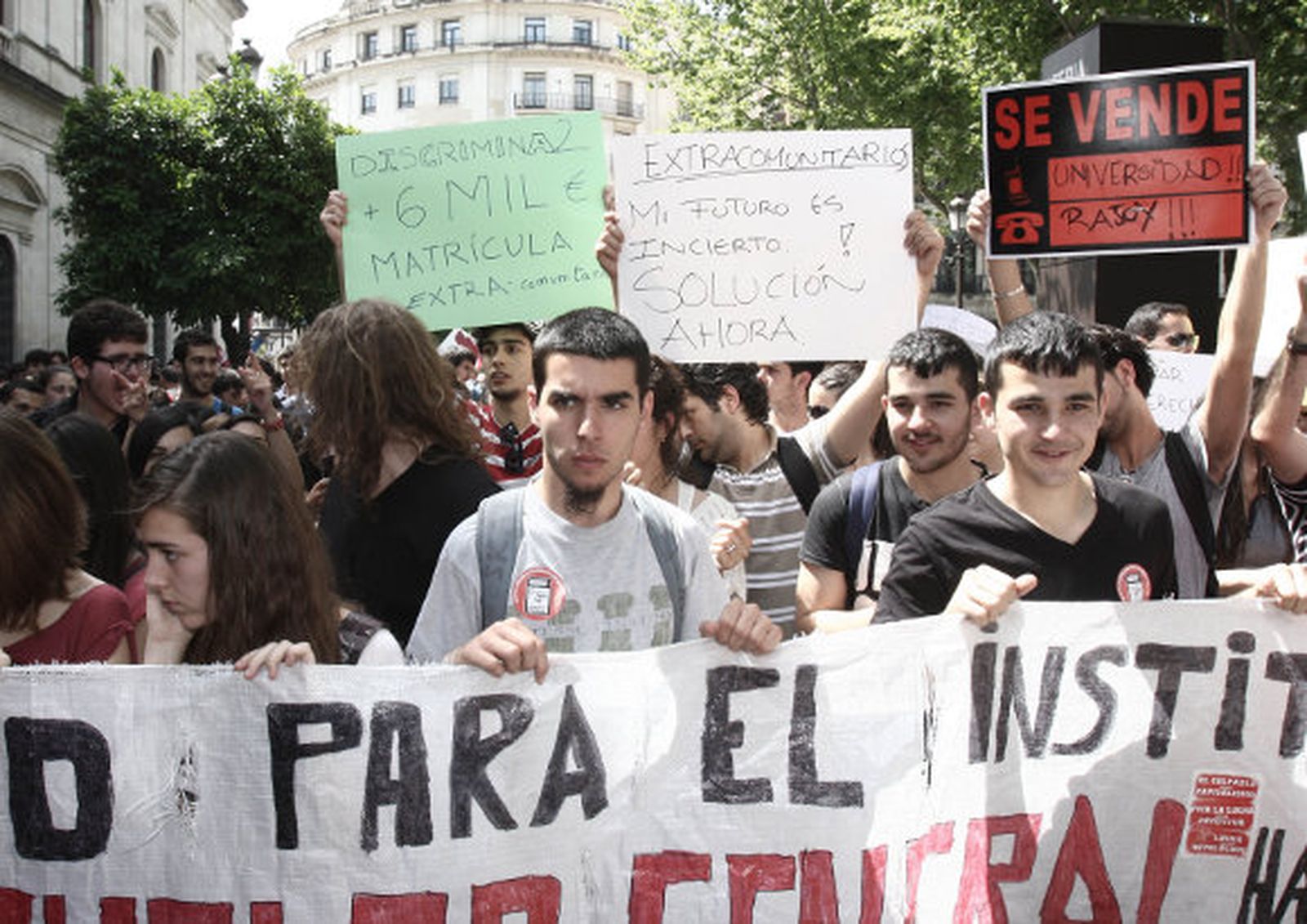 Más recortes que manifestantes