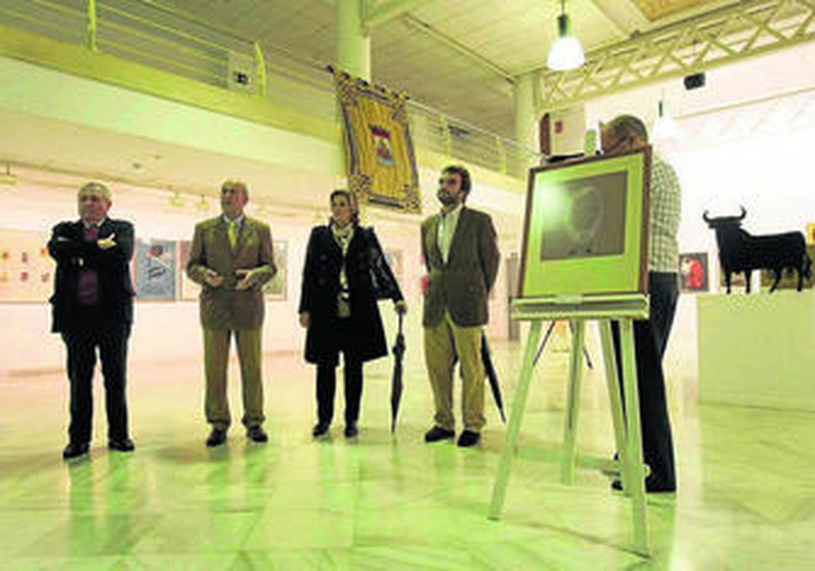 La exposición dedicada a la obra de Manolo Prieto ha quedado inaugurado en el centro cultural Alfonso X.