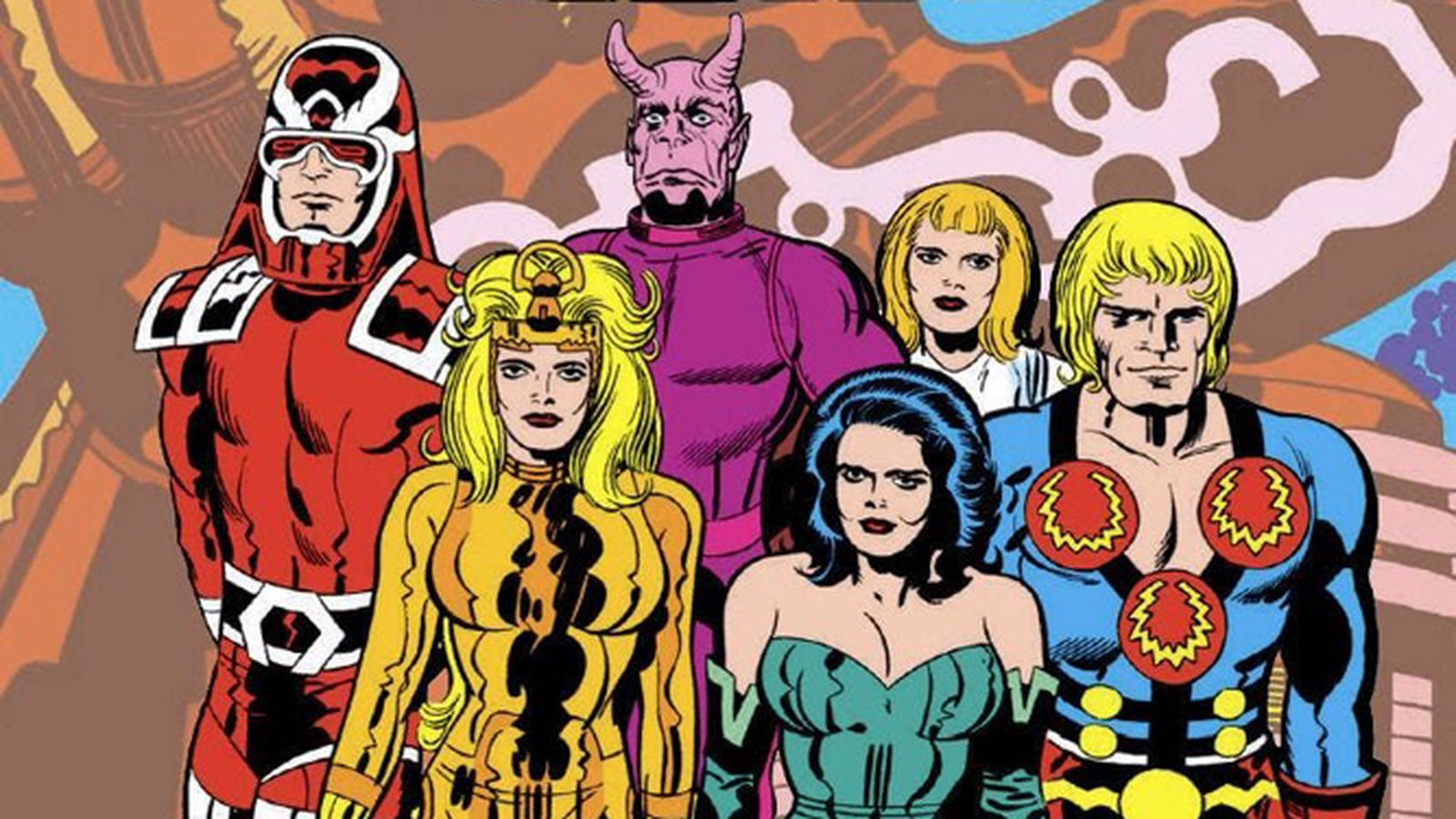 Los Eternos de Jack Kirby.