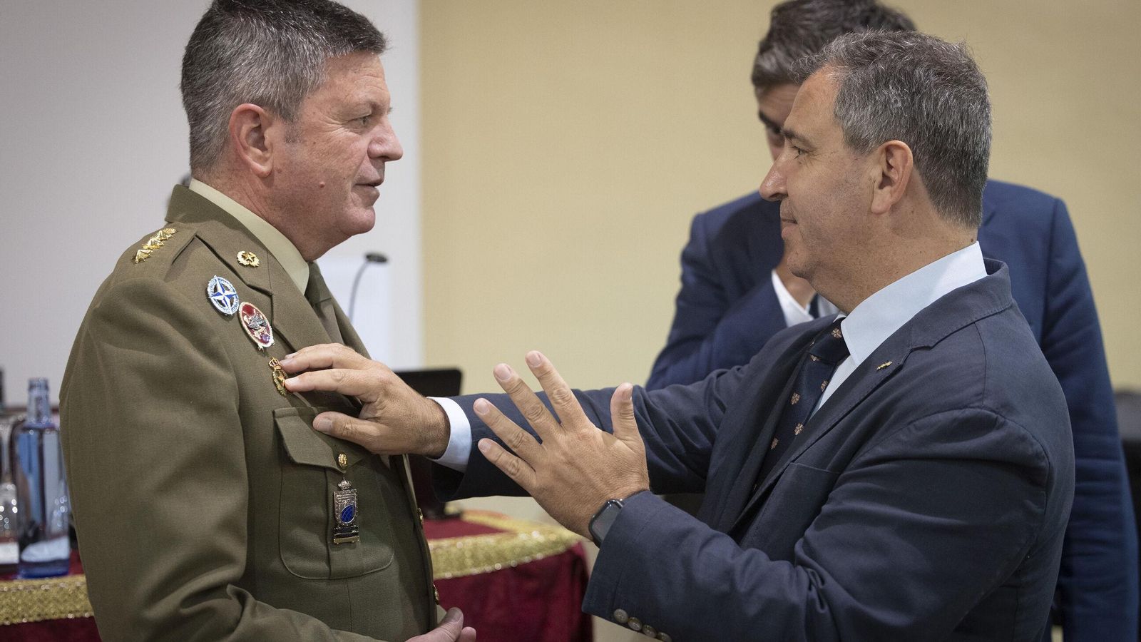 El coronel Álvarez Planelles, el pasado lunes en Sevilla.