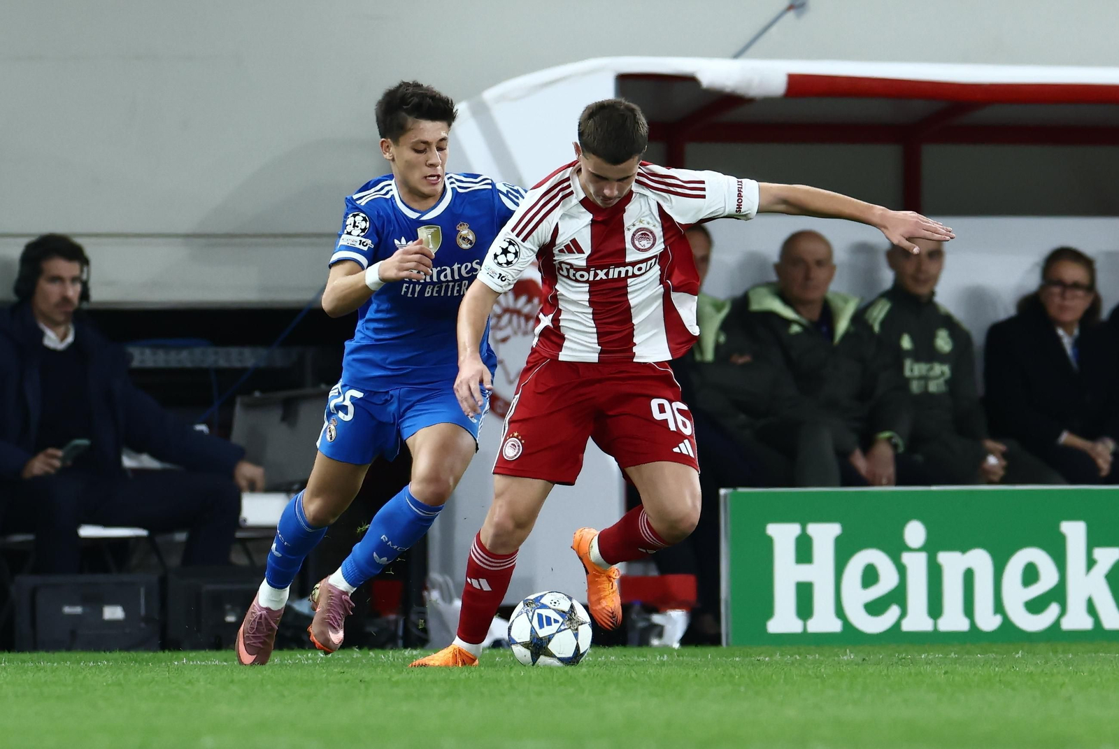 Las imágenes del Olympiacos-Real Madrid