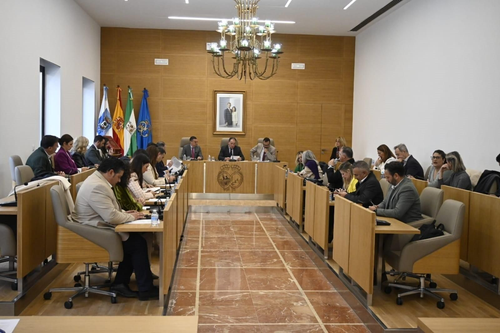 Último pleno de la Diputación de Huelva.