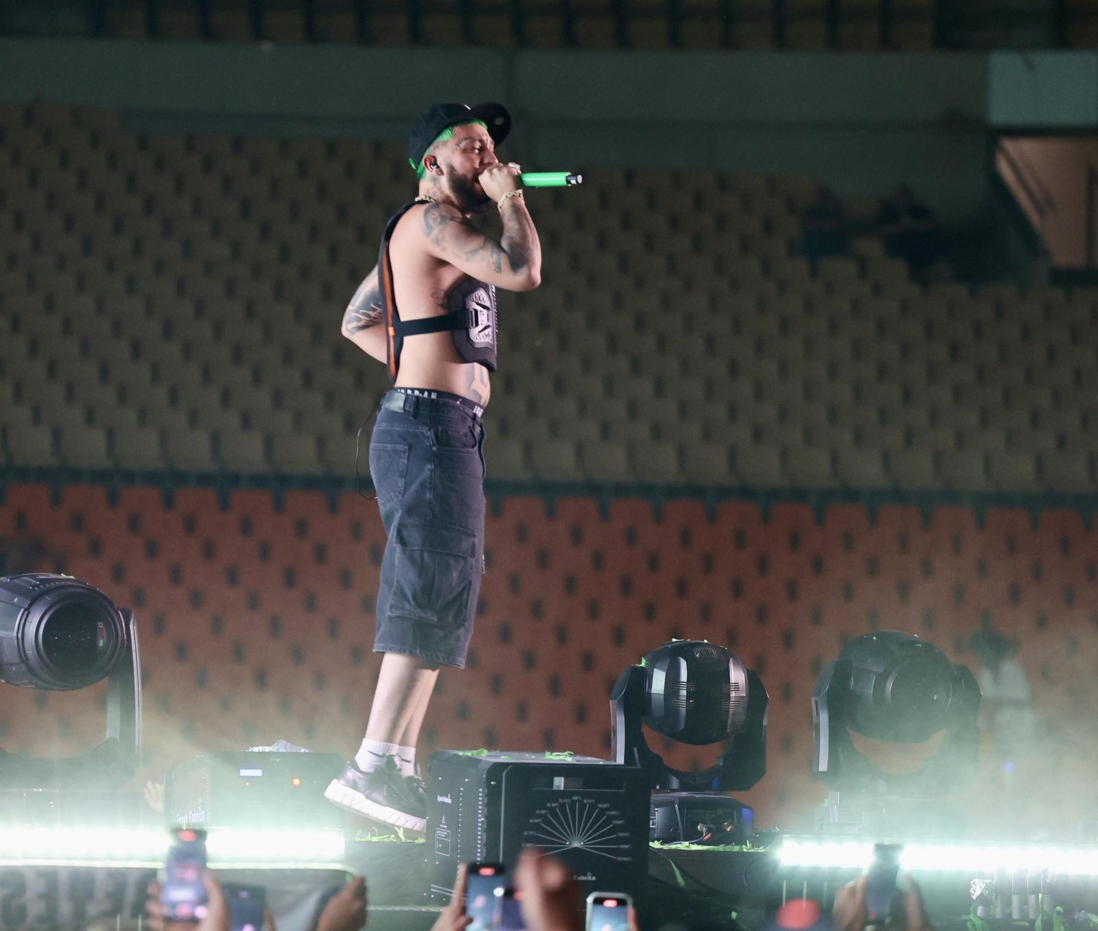 Concierto de JC Reyes en el estadio de la Cartuja de Sevilla