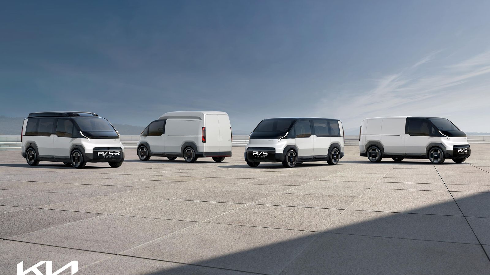 La familia PV5 nace con diversos formatos adaptados a la carga o pasajeros.