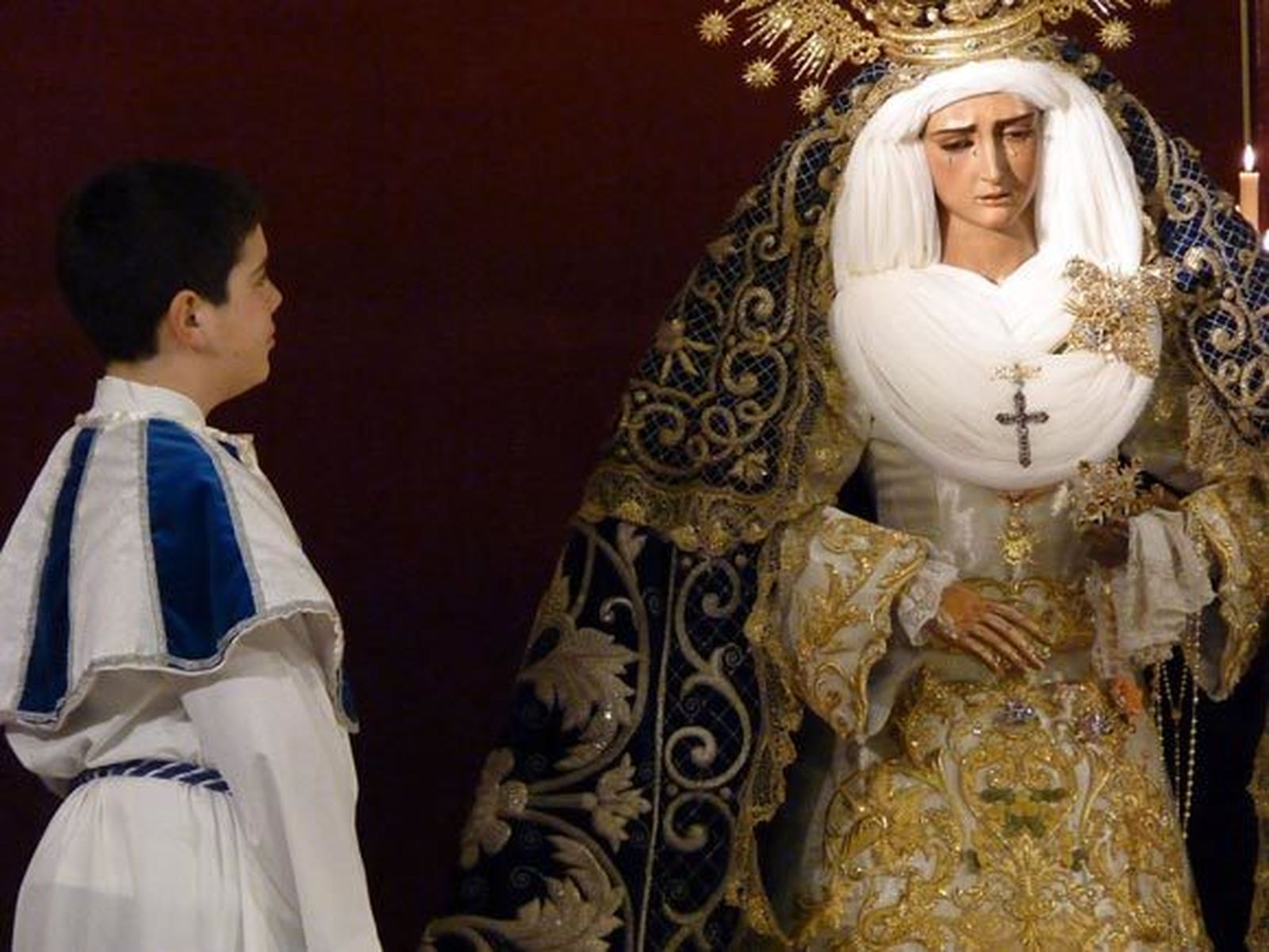 El retrato de Ruesga Bono: Besamanos