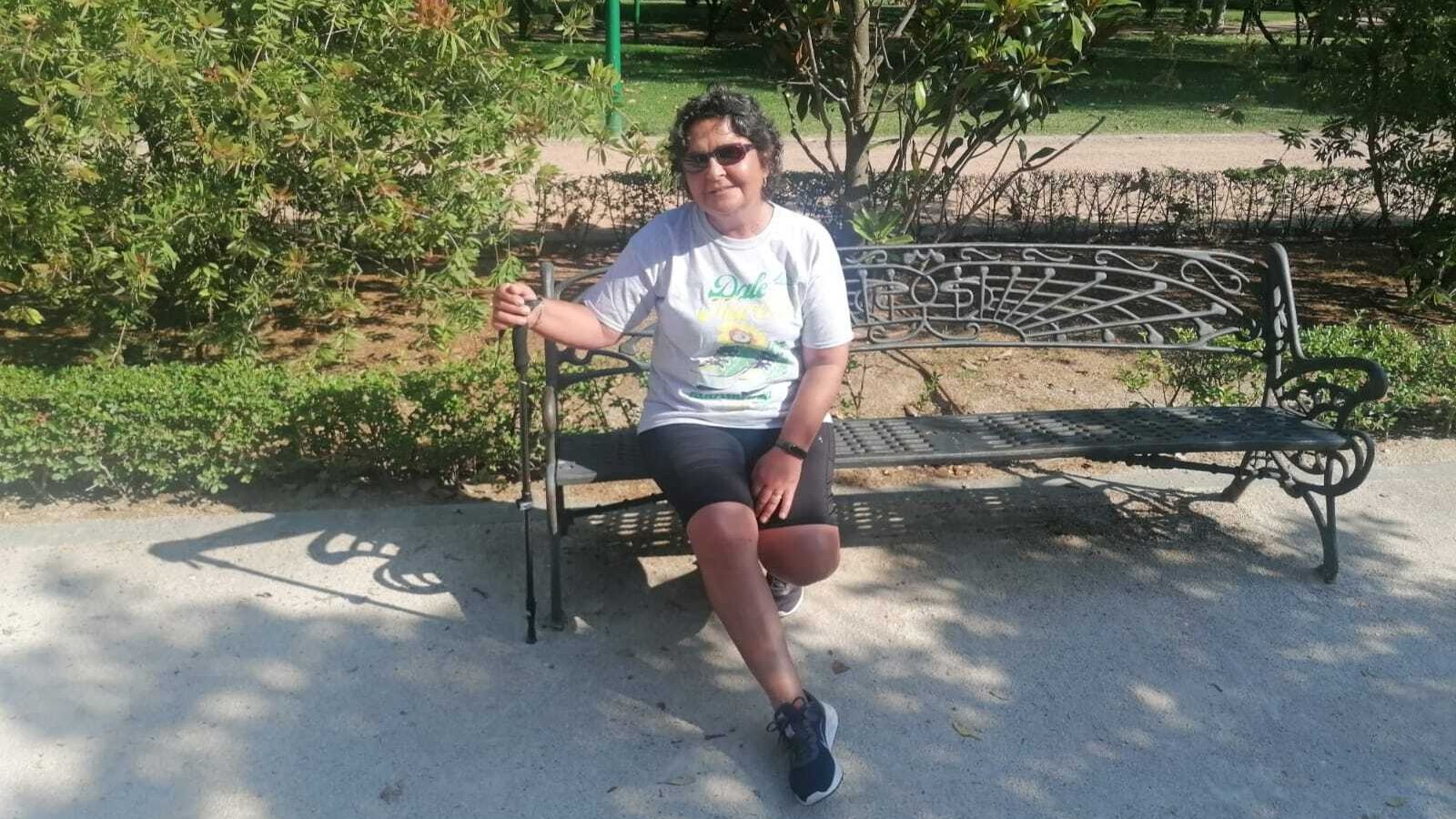 La cordobesa Carmen Robledano, afectada por esclerodermia.