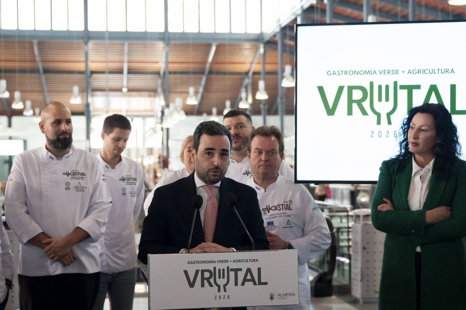 Presentación de Vrutal en el Mercado Central de Almería