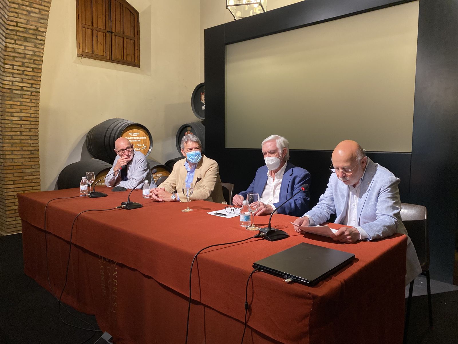 Imagen del acto de la presentación del libro este miércoles en el Consejo Regulador.