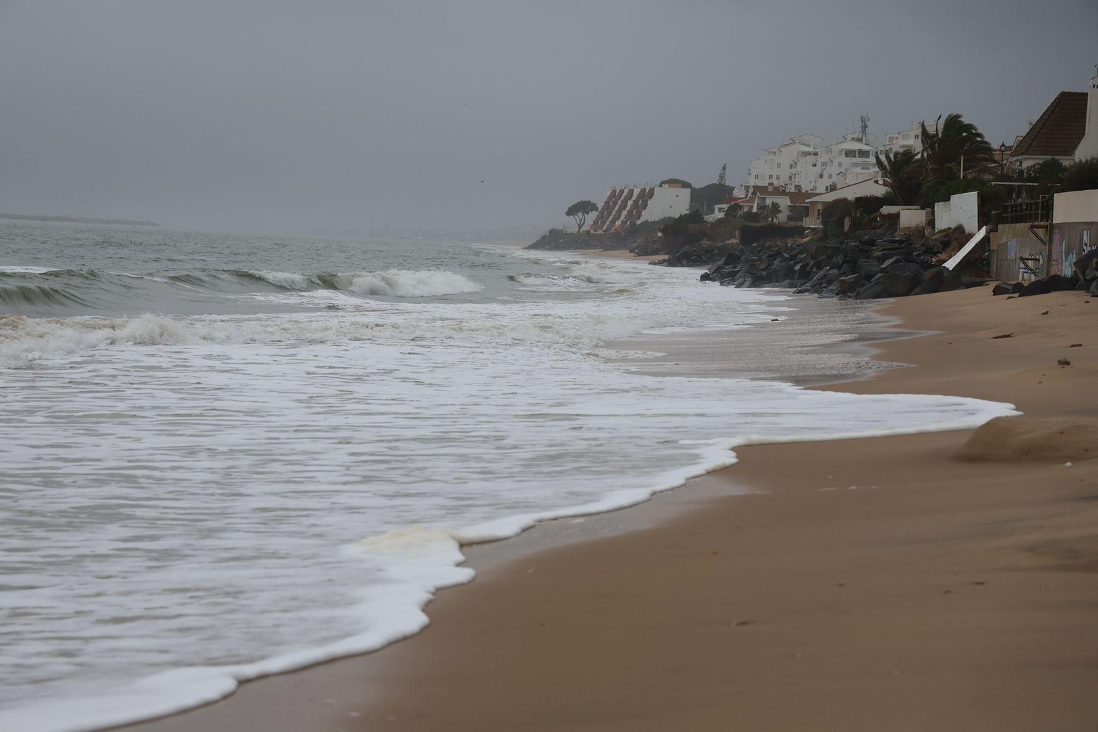 Escenarios de la provincia de Huelva en el segundo día de la borrasca Garoé Escenarios de la provincia de Huelva en el segundo día de la borrasca Garoé