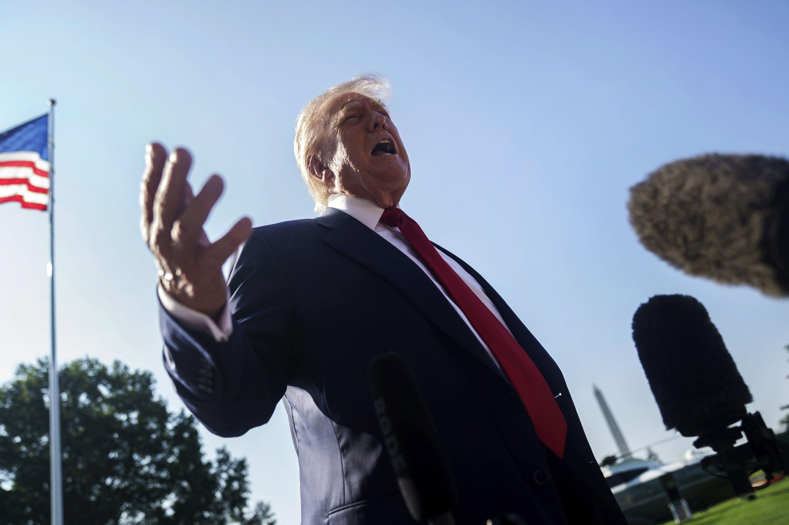 El presidente de Estados Unidos, Donald Trump, este viernes.