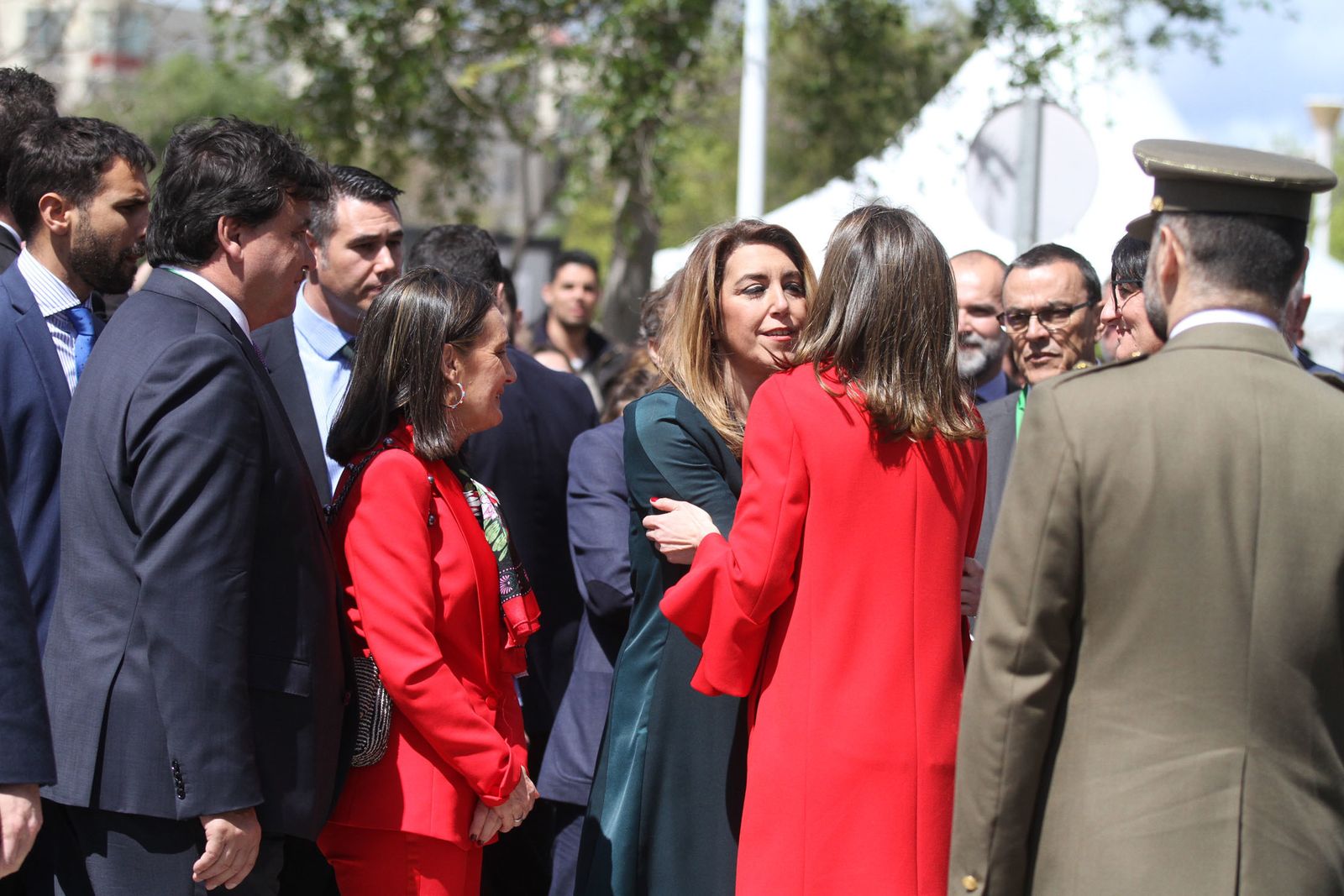 Imágenes de la visita de la reina Letizia a Huelva