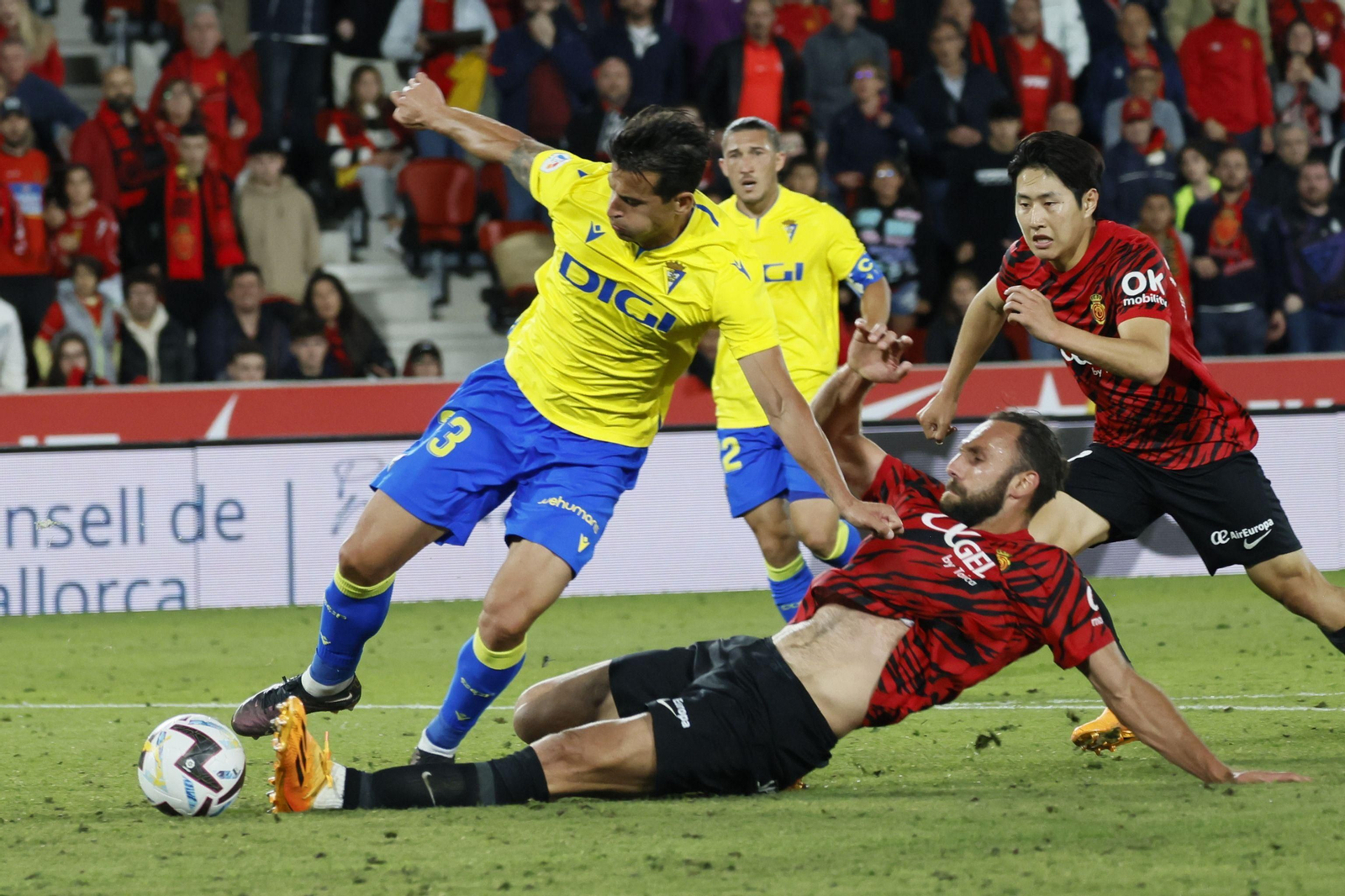 Las imágenes del Mallorca-Cádiz CF