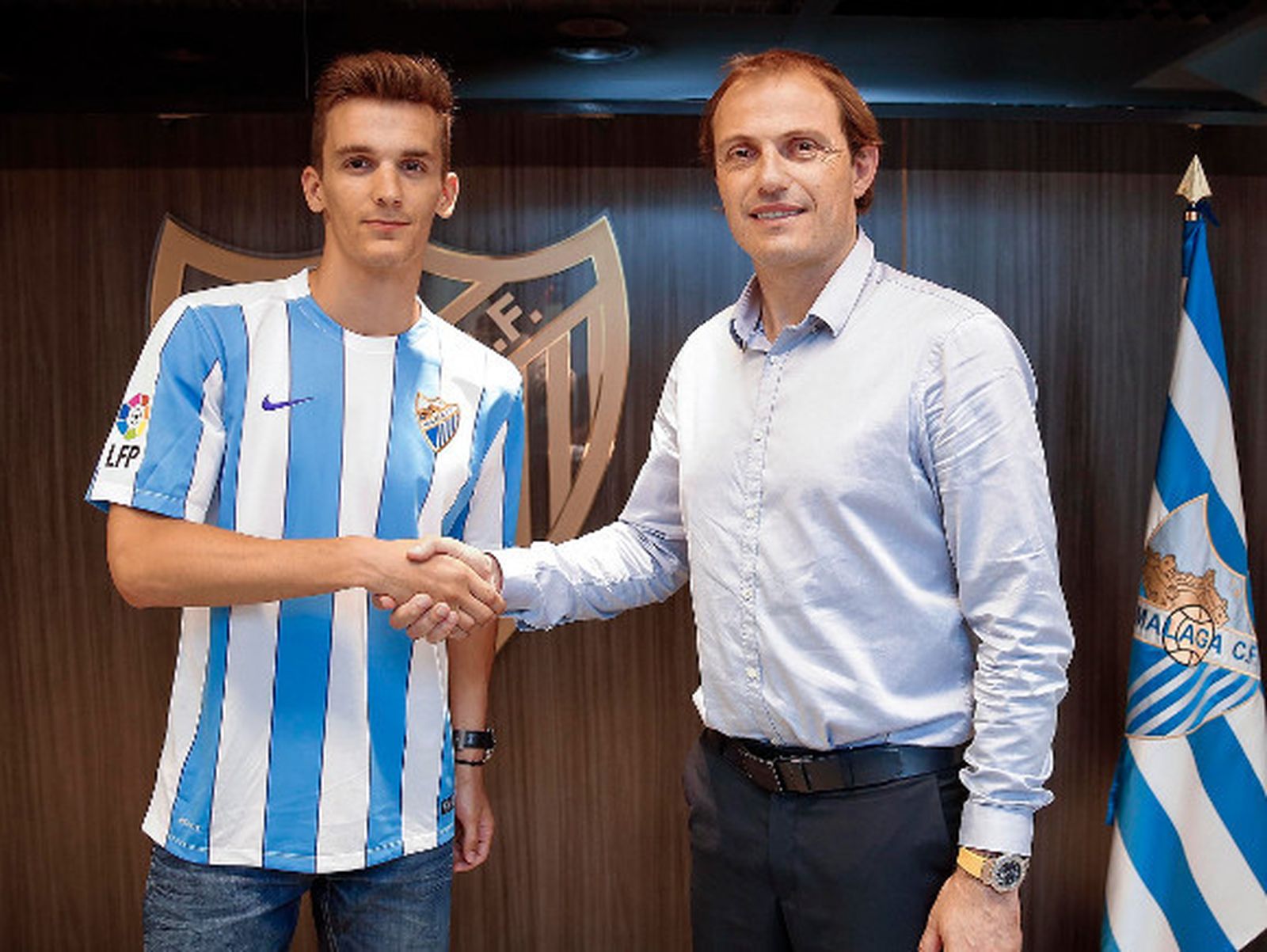 El Málaga hace oficial la cesión de Diego Llorente