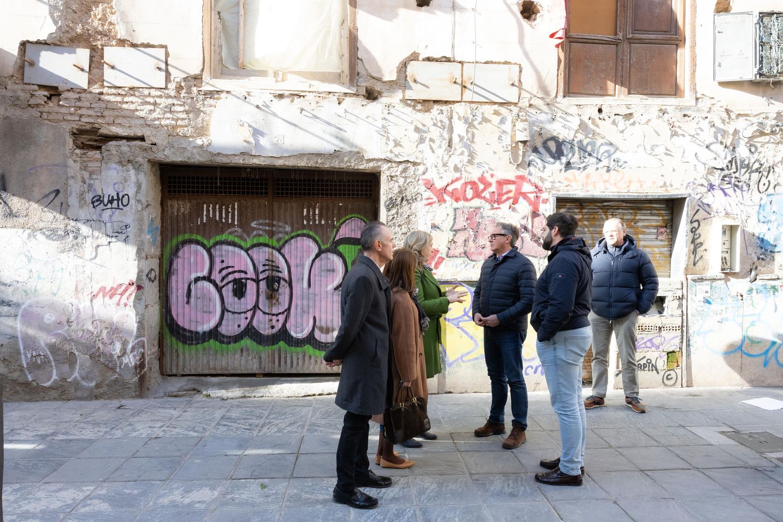 Manuel Gavira, durante su estancia en Granada.